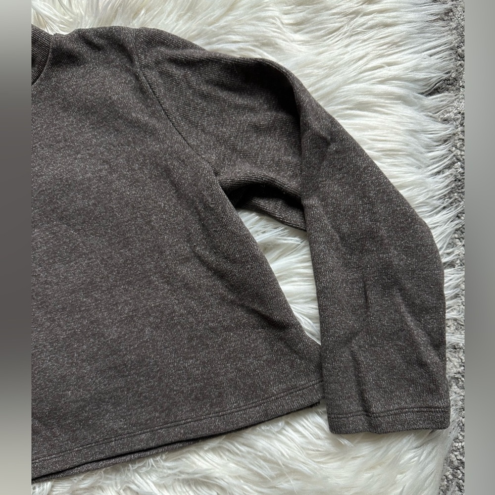 Cozy ribbed mock neck top - Picture 3 of 7